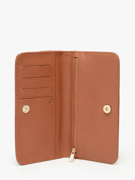 Avondtas Luna Leder Met Schouderriempje Hexagona Bruin luna 688422 ander zicht 3