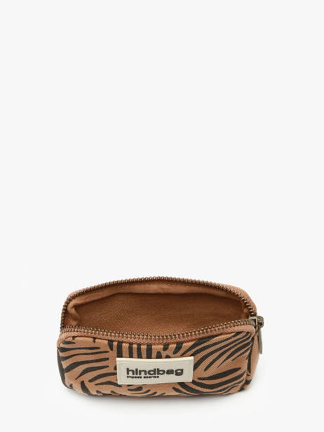 Portemonnee Hindbag Bruin tigre TI ander zicht 1