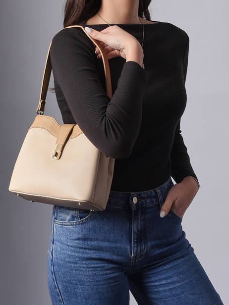 Sac Porté épaule Lys Hexagona Beige lys 5620254 vue secondaire 1