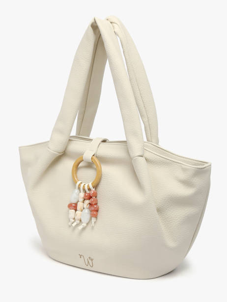 Schoudertas Woomen Beige camomille pearl WCAE07 ander zicht 2