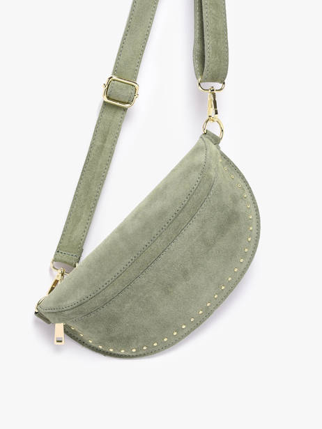 Heuptasje Milano Groen velvet VE25111 ander zicht 1