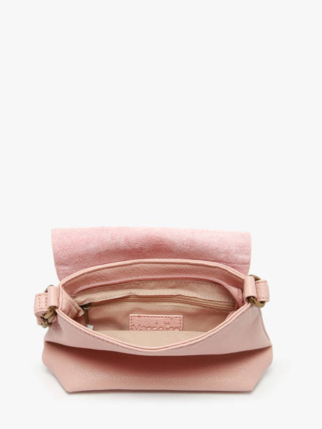 Cross Body Tas Soft Mandoline Roze soft MD1309 ander zicht 2