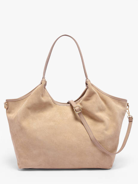 Schoudertas Velvet Caviar Leder Milano Beige velvet caviar VC241110 ander zicht 4