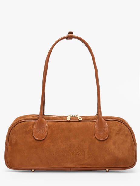 Schoudertas Velvet Caviar Leder Milano Bruin velvet caviar VC25112 ander zicht 3