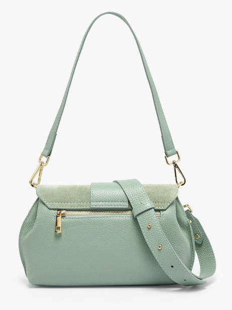 Handtas Velvet Caviar Leder Milano Groen velvet caviar VC25114 ander zicht 4