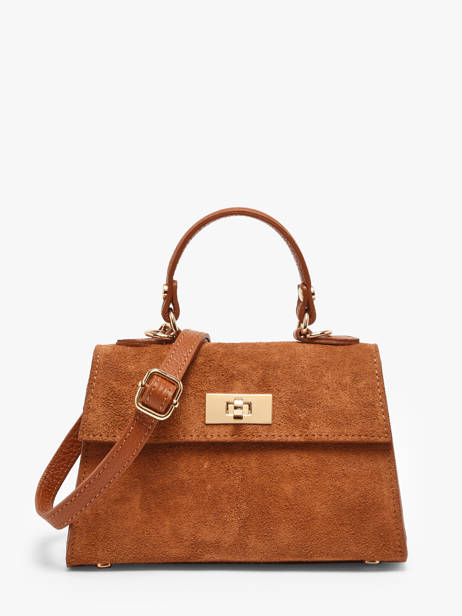 Sac Porté épaule Velvet Caviar Cuir Milano Marron velvet caviar VC25116