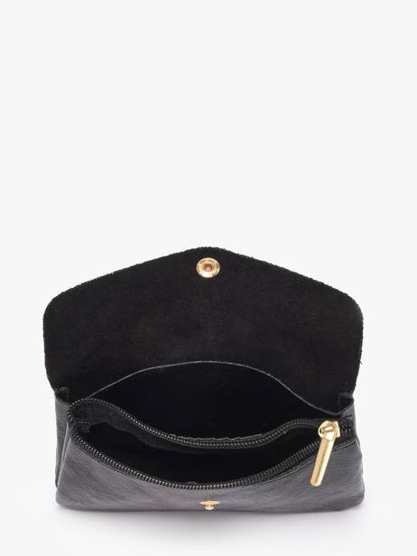 Portemonnee Leder Milano Zwart nine NI23113O ander zicht 1