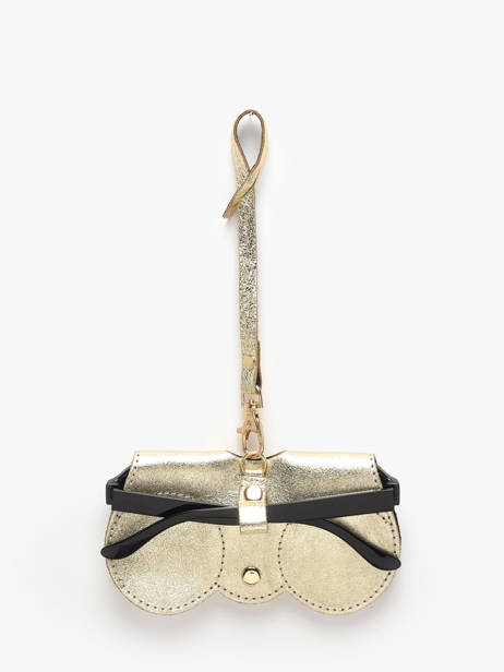 Brilhouder Nine Leder Milano Goud nine NI25069 ander zicht 1