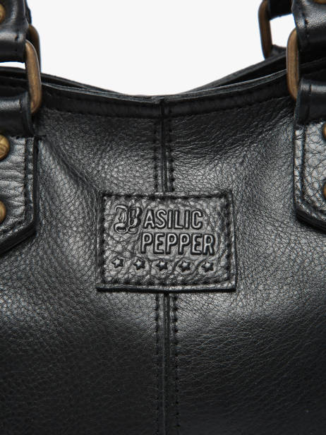 Cross Body Tas Dakota Leder Basilic pepper Zwart dakota BDAK72 ander zicht 4