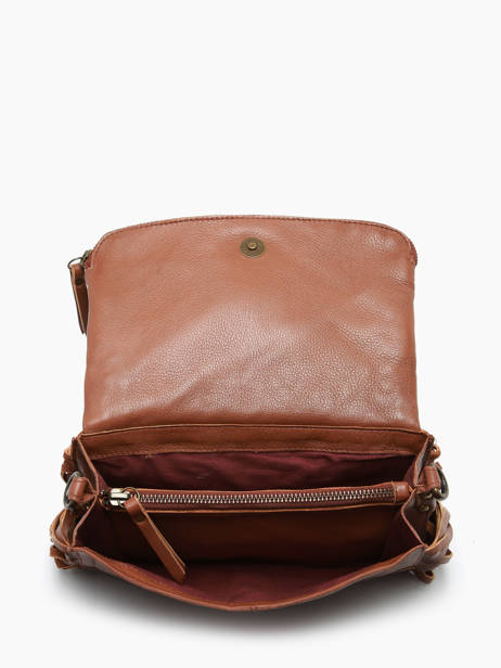 Sac Bandoulière Dakota Cuir Basilic pepper Marron dakota BDAK43 vue secondaire 2