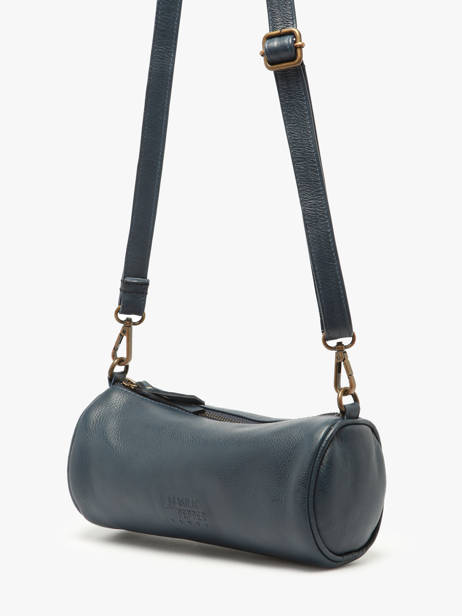 Sac Bandoulière Cow Cuir Basilic pepper Bleu cow BCOW87 vue secondaire 1