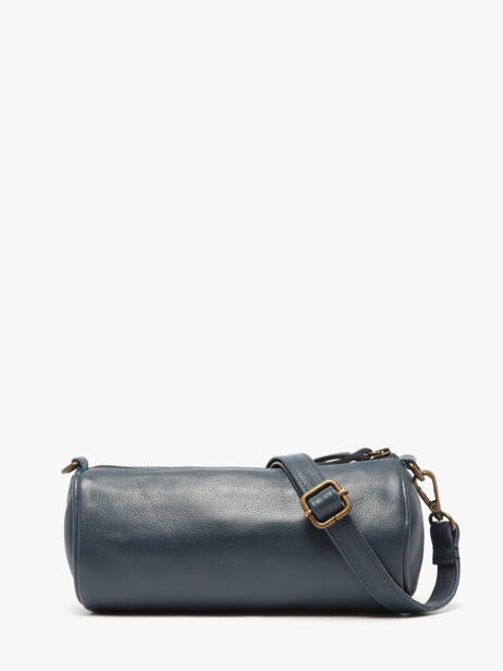 Sac Bandoulière Cow Cuir Basilic pepper Bleu cow BCOW87 vue secondaire 3