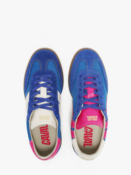 Sneakers Uit Leder Caval Blauw women BAPULS60 ander zicht 3