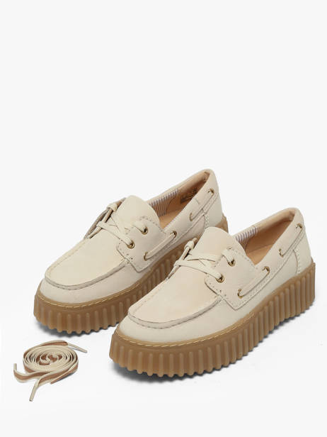 Bootschoenen Met Platformzool Uit Leder Clarks Beige women 26186302 ander zicht 2