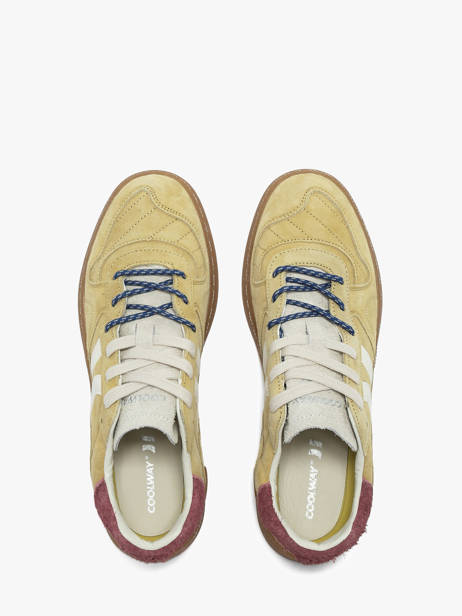 Sneakers Uit Leder Coolway Geel men 8693817 ander zicht 3