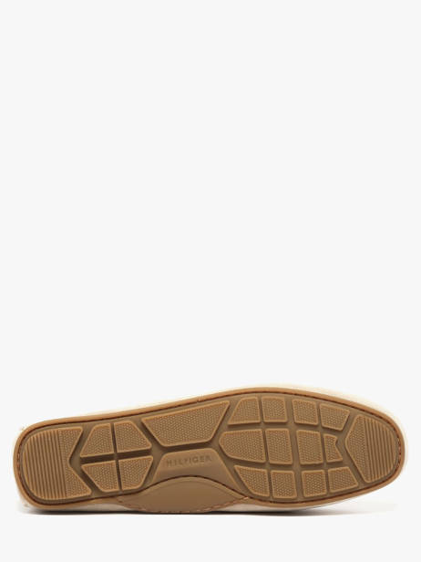 Mocassins Uit Leder Tommy hilfiger Beige men 5789ACI ander zicht 4