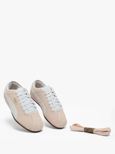 Sneakers Uit Leder Puma Roze women 40445601 ander zicht 2