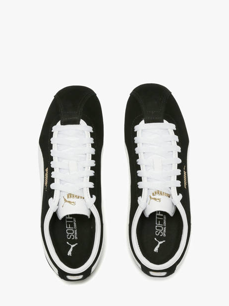 Sneakers Uit Leder Puma Zwart women 40445601 ander zicht 3