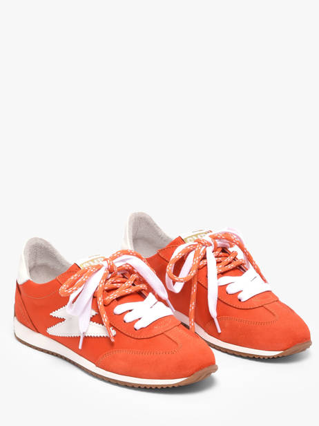 Sneakers En Cuir Semerdjian Orange women JUNED479 vue secondaire 1