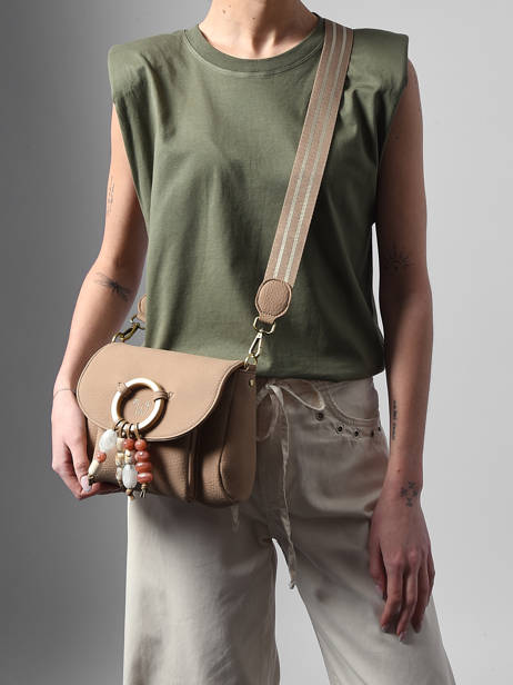 Cross Body Tas Camomille Pearl Woomen Beige camomille pearl WCAE06 ander zicht 1