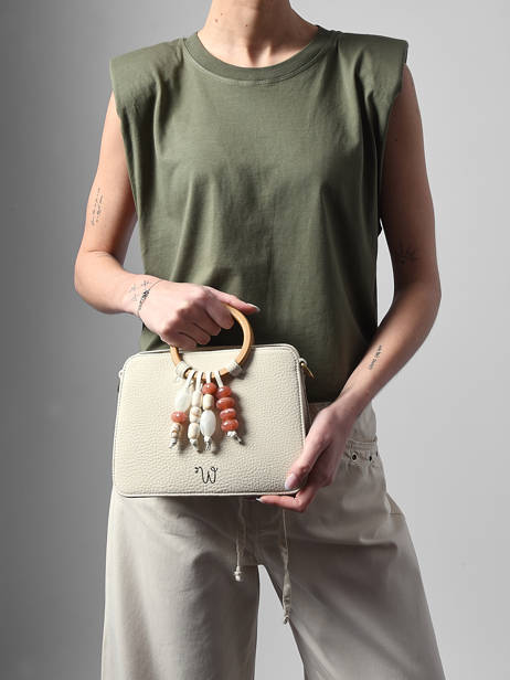 Cross Body Tas Camomille Pearl Woomen Beige camomille pearl WCAE1S ander zicht 1