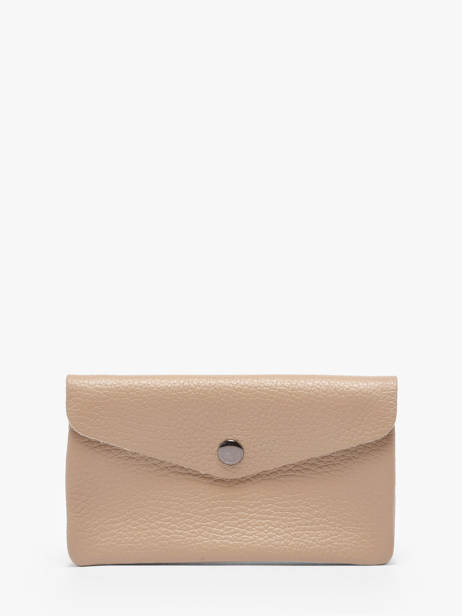 Portemonnee Caviar Leder Milano Beige caviar CA23113