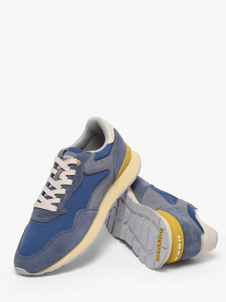 Sneakers Uit Leder Hoff Blauw men 12602011 ander zicht 2