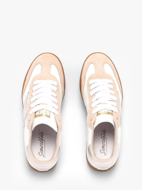 Sneakers Uit Leder Semerdjian Wit women EMILY312 ander zicht 3