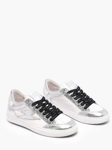 Sneakers Uit Leder Semerdjian Wit women NOUBA438 ander zicht 1