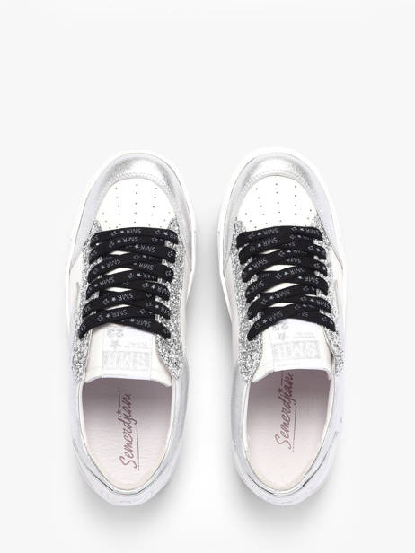 Sneakers Uit Leder Semerdjian Wit women NOUBA438 ander zicht 3