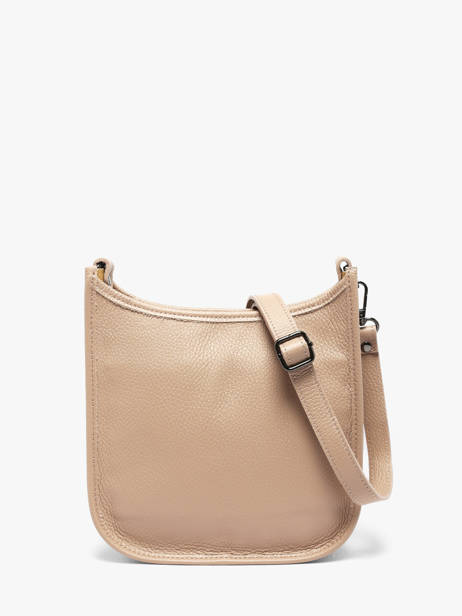 Cross Body Tas Caviar Leder Milano Beige caviar CA25067 ander zicht 4