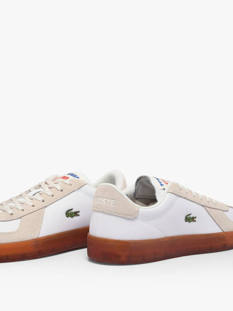 Sneakers Uit Leder Lacoste Beige men 1SMA0077 ander zicht 2
