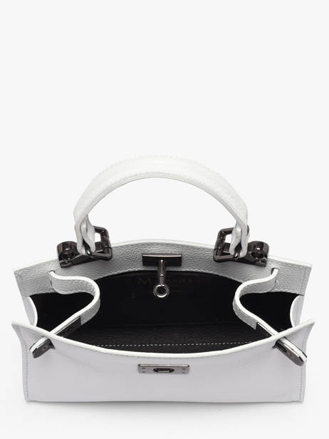 Sac Porté Main Caviar Milano Wit caviar CA25114 ander zicht 2