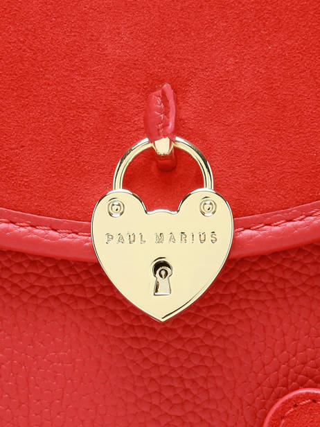 Sac Bandoulière Melle George Fusion Cuir Paul marius Rouge fusion GEORGFUS vue secondaire 2