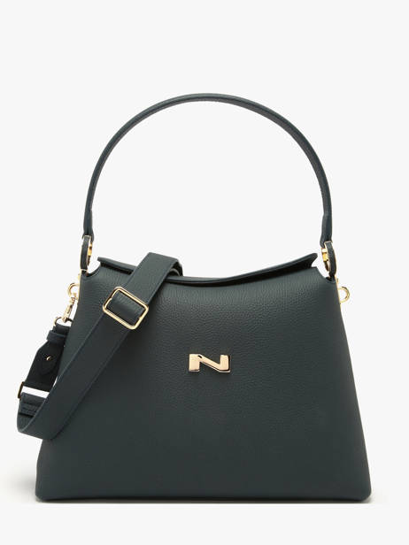 Schoudertas Camelia Leder Nathan baume Blauw eden 5