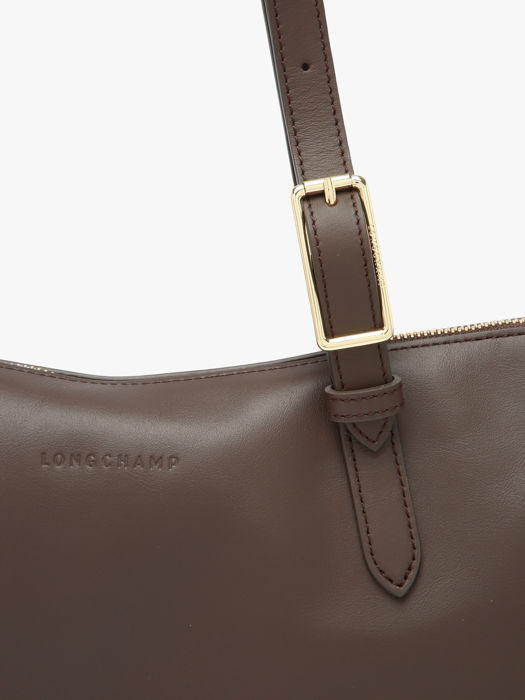 Longchamp Looong Besace Marron