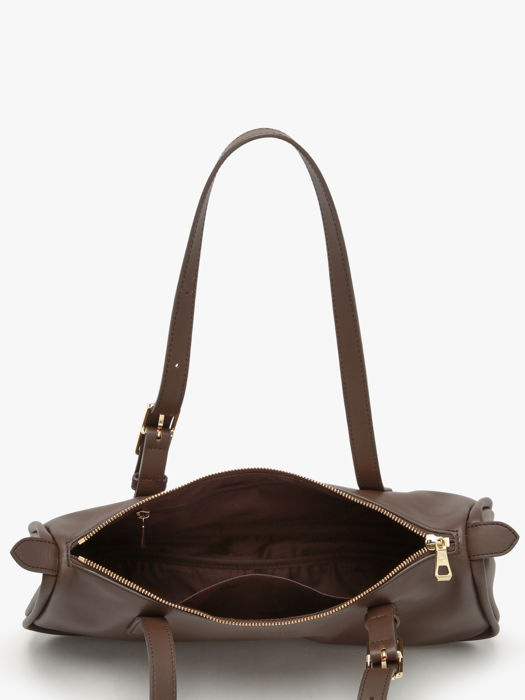 Longchamp Looong Besace Marron