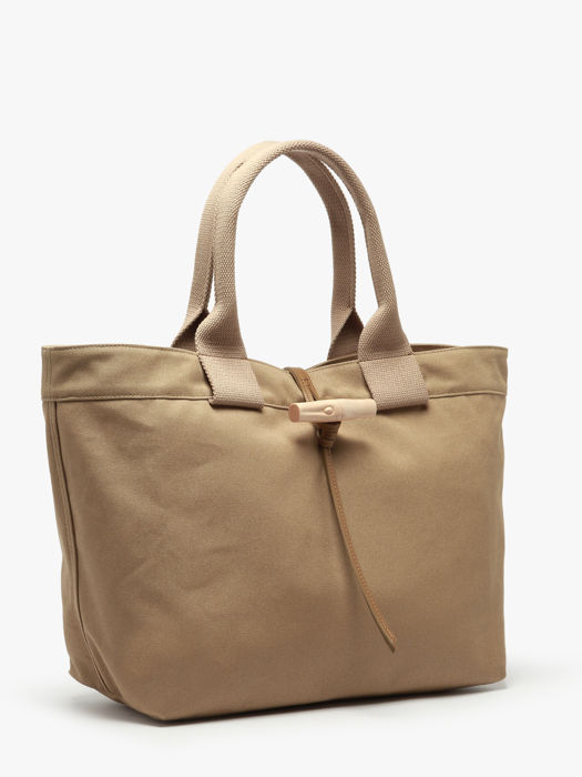 Longchamp Le roseau toile Handtas Beige