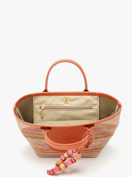 Longchamp Le panier pliage rainbow Sac porté travers Orange