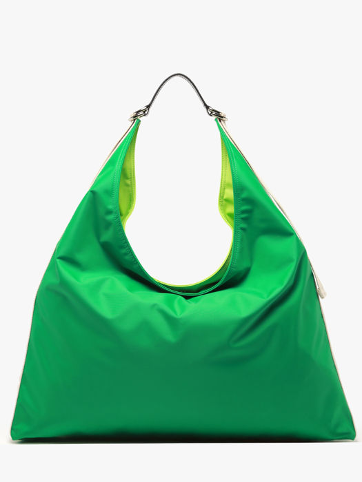 Longchamp Re-play nylon Besace Vert