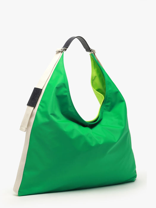Longchamp Re-play nylon Besace Vert