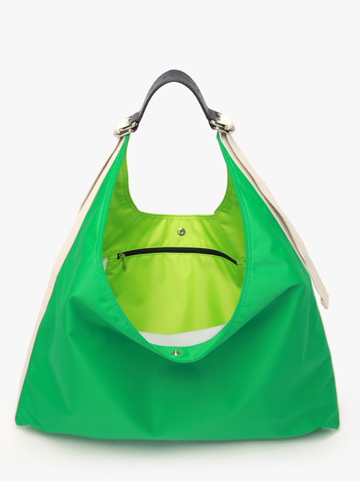 Longchamp Re-play nylon Besace Vert