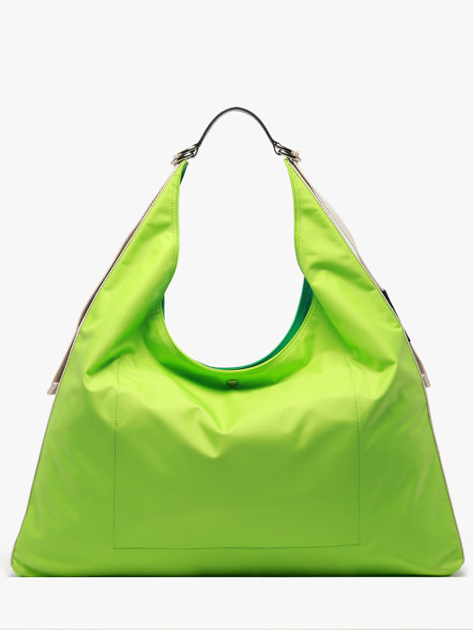 Longchamp Re-play nylon Besace Vert