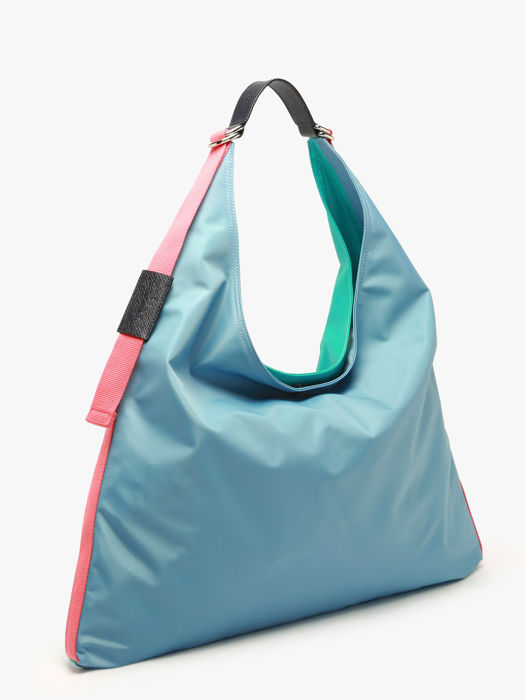 Longchamp Re-play nylon Schoudertas Blauw