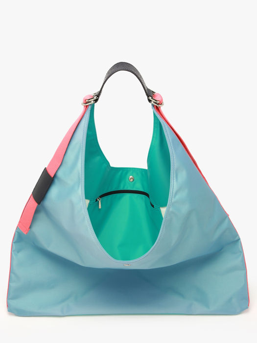 Longchamp Re-play nylon Schoudertas Blauw