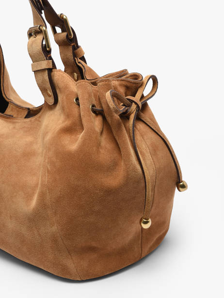 Schoudertas Chiara Leder Gerard darel Geel chiara DBS84407 ander zicht 5