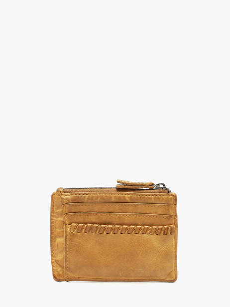 Kaarthouder Heritage Leder Biba Geel heritage WIN8L ander zicht 2