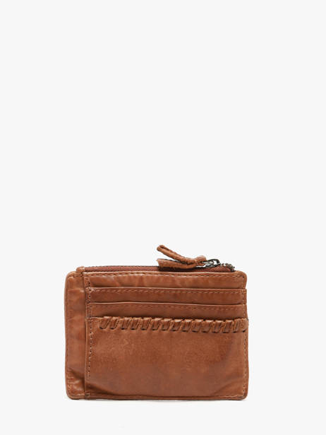 Porte-cartes Cuir Biba Marron heritage WIN8L vue secondaire 2