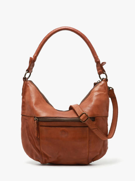 Sac Bandoulière Heritage Biba Marron heritage KAB23L vue secondaire 3