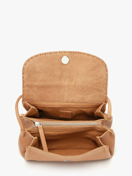 Cross Body Tas Leather Biba Bruin leather ISE1L ander zicht 2